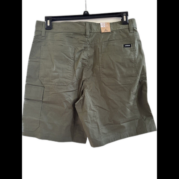 Prana Mens 32X8 Green Standard Fit Double Peak Cargo Shorts #1968441 - Picture 5 of 5